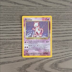 Mewtwo - Pokémon Base Set Holo